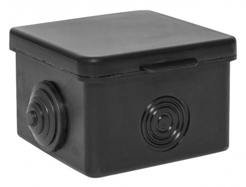 КМР-030-036 (65х65х50) чёрная (plc-kmr2-030-036-b) Коробка распределительная КМР-030-036 (65х65х50) чёрная (plc-kmr2-030-036-b) Коробка распределительная