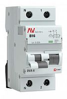 DVA-6 1P+N 16А B 30мА AC 6кА AVERES (rcbo6-1pn-16B-30-ac-av) Дифференциальный автоматический выключатель