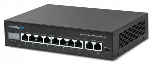 INS-08PE Коммутатор с PoE