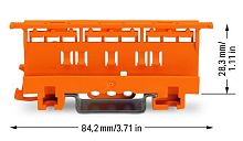 WAGO 221-510 монтажный адаптер клемм Монтажный адаптер клемм 221 6мм2