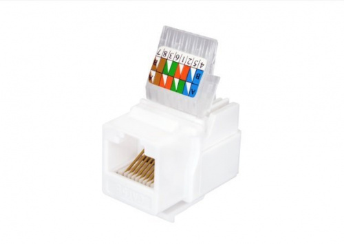 Розеточный модуль Keystone Jack 8P8C (RJ-45), UTP, Cat.5e (10-0312-1) Розеточный модуль Keystone Jack 8P8C
