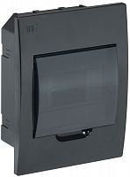 Корпус пластиковый встраиваемый KREPTA ЩРВ-П-6 IP41 черный (MKP12-V-06-41-K02)