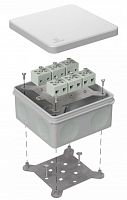Коробка огнестойкая для о/п двухкомпонентная 100х100х50 (60-0300-7035-FR6.0-12) Коробка огнестойкая