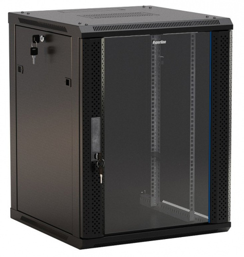 TWB-FC-2245-GP-RAL9004 Шкаф телекоммуникационный 19" настенный 22U TWB-FC-2245-GP-RAL9004 Шкаф телекоммуникационный 19" настенный 22U