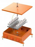 Коробка металлическая огнестойкая 200х200х65 (70-0390-2004-FR10.0-24) Коробка огнестойкая