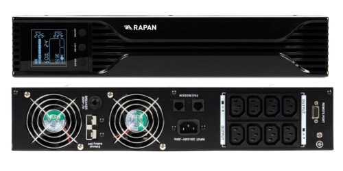 RAPAN-UPS 1000 RACK+2x9Ah (8958) Бесперебойный источник питания