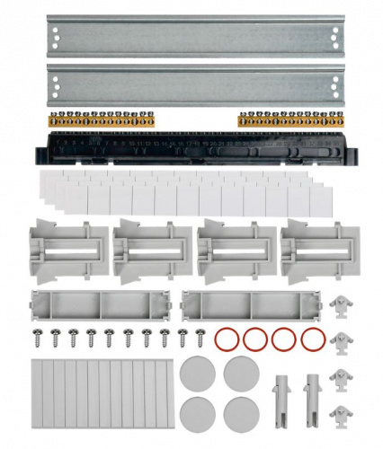 Корпус пластиковый TEKFOR КМПн-24 IP65 серая непрозрачная дверь (TF5-KP73-N-24-65-K03-K03) фото 2