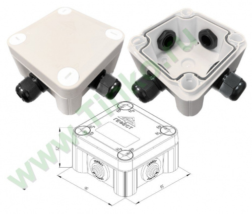КМ-1010(П)-IP66(П6-12) Коробка монтажная КМ-1010(П)-IP66(П6-12) Коробка монтажная
