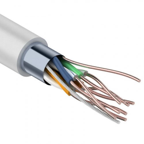 F/UTP Light, CAT 5, PVC, 4PR, 26AWG, омедненный INDOOR, SOLID, серый, 305м, PROconnect (01-0148-3) Кабель «витая пара» (LAN) для структурированных систем связи F/UTP Light, CAT 5, PVC, 4PR, 26AWG, омедненный INDOOR, SOLID, серый, 305м, PROconnect (01-0148-3) Кабель «витая пара» (LAN) для структурированных систем связи