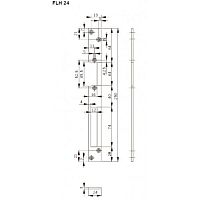 FLH24 Запорная планка длинная