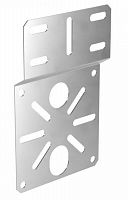 Монтажная пластина для ЭМК Стандарт INOX (AISI 304) 175х110 (PR16.3810)