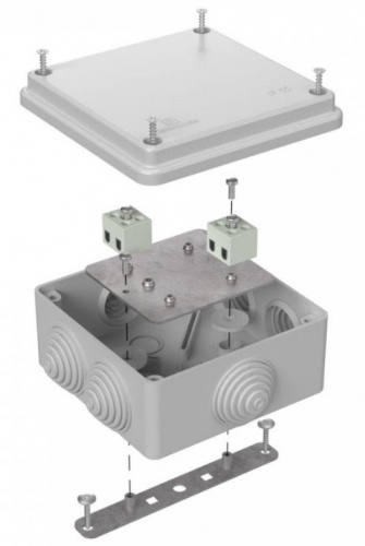 Коробка огнестойкая для о/п 100х100х50 (40-0300-7035-FR2.5-4) Коробка огнестойкая