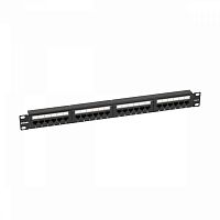 NTSS-PP-1U-24-UTP-RJ45-6-D 19" 1U 24xRJ45 кат.6 UTP Патч-панель 19"