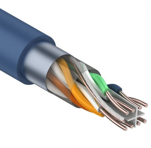 F/UTP, CAT 6, PVC, 4PR, 23AWG, омедненный INDOOR, SOLID, серый, 305м, PROconnect (01-0147-3) Кабель «витая пара» (LAN) для структурированных систем связи F/UTP, CAT 6, PVC, 4PR, 23AWG, омедненный INDOOR, SOLID, серый, 305м, PROconnect (01-0147-3) Кабель «витая пара» (LAN) для структурированных систем связи