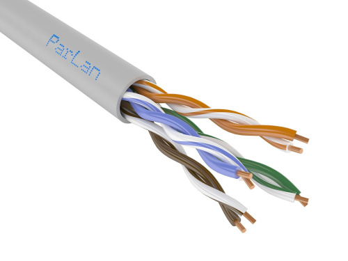 ParLan U/UTP Cat5e PVC 4х2х0,52 100м Кабель «витая пара» (LAN) для структурированных систем связи ParLan U/UTP Cat5e PVC 4х2х0,52 100м Кабель «витая пара» (LAN) для структурированных систем связи