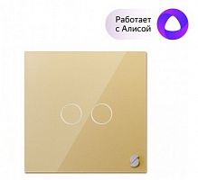 Powerlight-WS2G Умный выключатель сенсорный 2-кнопочный