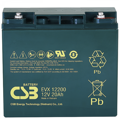 CSB EVX 12200 Аккумулятор герметичный свинцово-кислотный CSB EVX 12200 Аккумулятор герметичный свинцово-кислотный