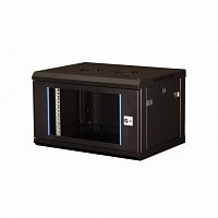 DR-631001 Шкаф телекоммуникационный 19" настенный, дверь стекло, 6U
