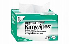 Салфетки Kim-Wipes, безворсовые (280 шт) (130707-00004) Салфетки безворсовые
