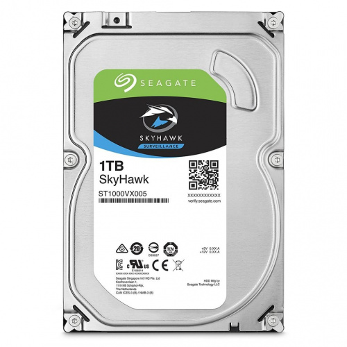 HDD 1000 GB (1 TB) SATA-III SkyHawk (ST1000VX005) Жесткий диск (HDD) для видеонаблюдения HDD 1000 GB (1 TB) SATA-III SkyHawk (ST1000VX005) Жесткий диск (HDD) для видеонаблюдения