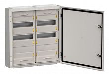 Корпус металлический TITAN 5 ЩРн-72 (2х36) 585х570х140 IP54 одна дверь серый (TI5-50-N-2х036-54-7035)