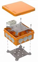 Коробка огнестойкая разветвительная для о/п двухкомпонентная 100х100х40 (60-0303-FR6.0-4-2-Р) Коробка огнестойкая