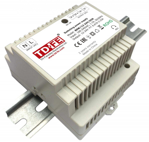 80W/12-24V/DIN Источник вторичного электропитания 80W/12-24V/DIN Источник вторичного электропитания