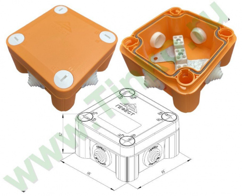 КМ-О-1010(П)(8к)-IP55 Коробка монтажная огнестойкая КМ-О-1010(П)(8к)-IP55 Коробка монтажная огнестойкая
