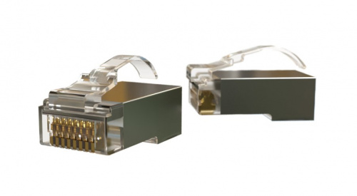 PLEZ-8P8C-UA-C6-SH-100 (100 шт) Разъем RJ-45