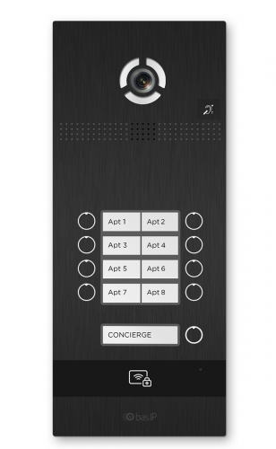 BI-08FBI BLACK Вызывная панель IP-домофона