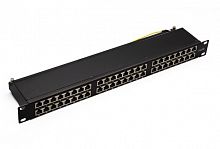 Патч-панель высокой плотности 19", 48xRJ-45, FTP, 5е, 1U (10-0433) Патч-панель высокой плотности 19"