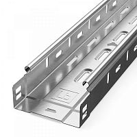 Лоток перфорированный Стандарт INOX (AISI 304) 100х50х3000 (0,8мм) (PR16.2283)