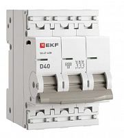 ВА 47-63N 3P 40А (D) 4,5 кА PROXIMA (M634340D)