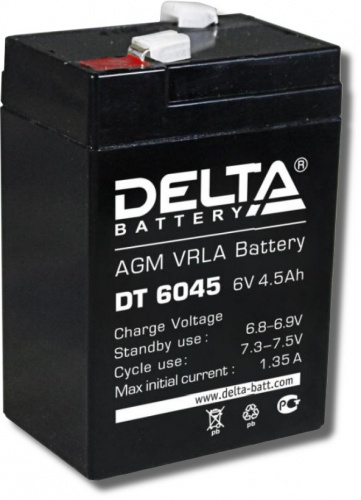 Delta DT 6045 Аккумулятор герметичный свинцово-кислотный Delta DT 6045 Аккумулятор герметичный свинцово-кислотный