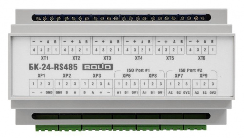 БК-24-RS485-01 Блок коммутации БК-24-RS485-01 Блок коммутации
