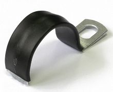 Скоба металлическая однолапковая с полимерным покрытием СМО-П 25-26 (100 шт) (PR08.6010) Скоба металлическая однолапковая