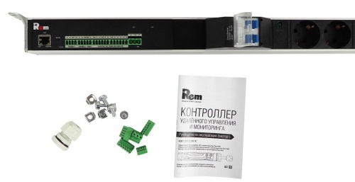 R-MC1-32-2x2S-2x3C13-2x2C19-A-1420-K Блок силовых розеток с контроллером