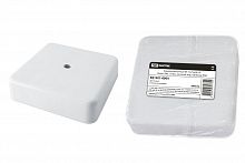 Коробка КР 75х75х20 ОП белая, IP40, с клеммной колодкой (SQ1401-0904) Распаячная коробка