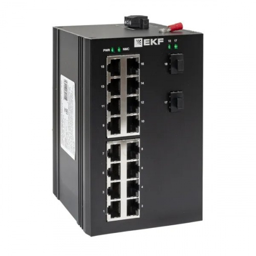 TSX-U-2GX/SFP-16GT Промышленный неуправляемый коммутатор