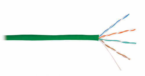 U/UTP 4pair, Cat5e, Solid, In, нг(А)-HF (NMC 4100C-GN) Кабель «витая пара» (LAN) для структурированных систем связи U/UTP 4pair, Cat5e, Solid, In, нг(А)-HF (NMC 4100C-GN) Кабель «витая пара» (LAN) для структурированных систем связи