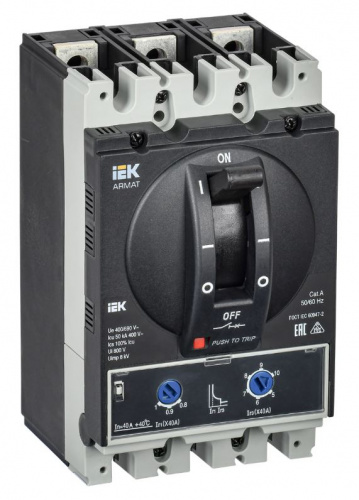 Автоматический выключатель в литом корпусе 3P A 40A 50kA (AR-MCCB-3A-050-0040A-ATUC)