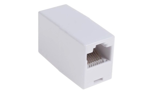 RJ-45 (розетка)-RJ-45 (розетка) (белый) Разъем распределительный