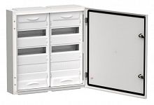 Корпус металлический TITAN 5 ЩРн-72 (2х36) 585х570х140 IP54 одна дверь белый (TI5-50-N-2х036-54)