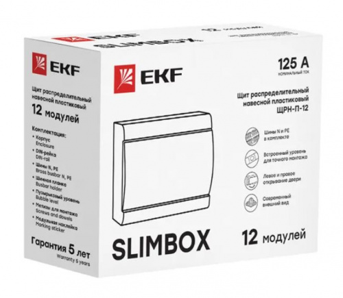 ЩРН-П-12 SlimBox белая дверца IP41 (sb-n-12w) фото 2