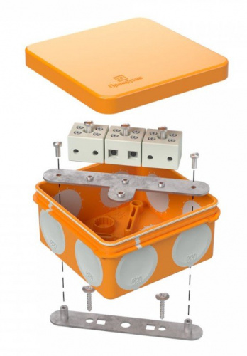Коробка огнестойкая 60-0210-FR6.0-6 Е15-Е120 80х80х40 Коробка огнестойкая для открытой установки Коробка огнестойкая 60-0210-FR6.0-6 Е15-Е120 80х80х40 Коробка огнестойкая для открытой установки