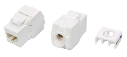 KJ8-8P8C-C5e-180-TLS-WH Вставка Keystone Jack RJ-45