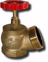 Вентиль КПЛ 65-1 угловой латунь (муфта-цапка) Клапан пожарный муфта-цапка