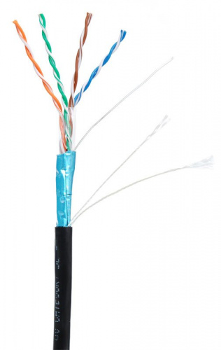F/UTP 4pair, Cat5е, Out, PE (EC-UF004-5E-PE-BK) Кабель «витая пара» (LAN) для структурированных систем связи F/UTP 4pair, Cat5е, Out, PE (EC-UF004-5E-PE-BK) Кабель «витая пара» (LAN) для структурированных систем связи