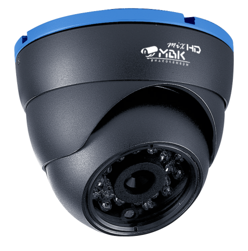 МВК-M720 Strong (3,6) Видеокамера мультиформатная купольная уличная антивандальная