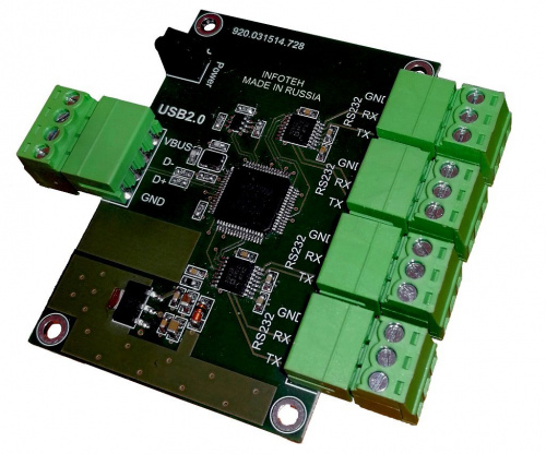 AVT-USB/4RS232 Промышленный преобразователь USB в RS-232 AVT-USB/4RS232 Промышленный преобразователь USB в RS-232